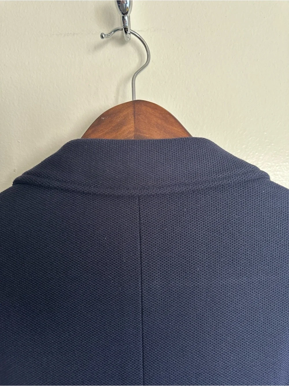 Sunspel Navy Travel Blazer Cotton US M